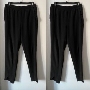 H&M Peter Pan/Split Leg Black Dress Pants